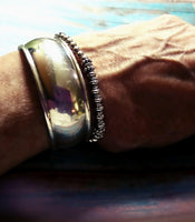 Silver Bali Style Boho Stretch Bracelet - SaltyCwgrl Creations