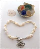 Boho Beach Surf Girl Shell & Hemp Cord Anklet - SaltyCwgrl Creations