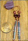 Boho Handmade Copper and Patina Earrings - SaltyCwgrl Creations