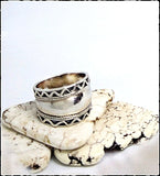 Vintage Sterling Cigar Band Ring - SaltyCwgrl Creations