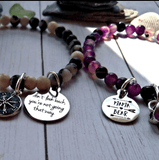 Unique Inspirational Statement Charm Bracelet - SaltyCwgrl Creations