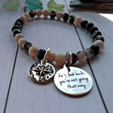 Unique Inspirational Statement Charm Bracelet - SaltyCwgrl Creations