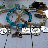 Salt & Sand Statement Charm Bracelets - SaltyCwgrl Creations