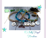 Salt & Sand Statement Charm Bracelets - SaltyCwgrl Creations