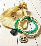 Good Vibes Bead & Charm Bracelets - SaltyCwgrl Creations