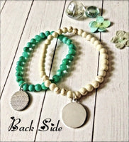 Good Vibes Bead & Charm Bracelets - SaltyCwgrl Creations