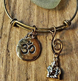 Good Vibes Om Buddha Yoga Bracelet - SaltyCwgrl Creations