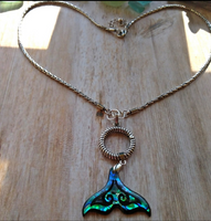 Abalone Mermaid Fin Necklace - SaltyCwgrl Creations