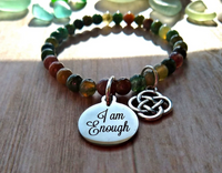 Good Vibes Bead Charm Bracelets - SaltyCwgrl Creations