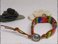 Boho Multi Stone Chakra Yoga Bracelet - SaltyCwgrl Creations