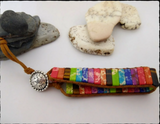 Boho Multi Stone Chakra Yoga Bracelet - SaltyCwgrl Creations