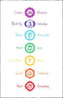 7 Color Chakra & Mala Bead Stretch Bracelet - SaltyCwgrl Creations
